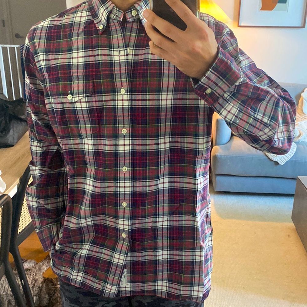 Ralph Lauren long sleeve classic plaid